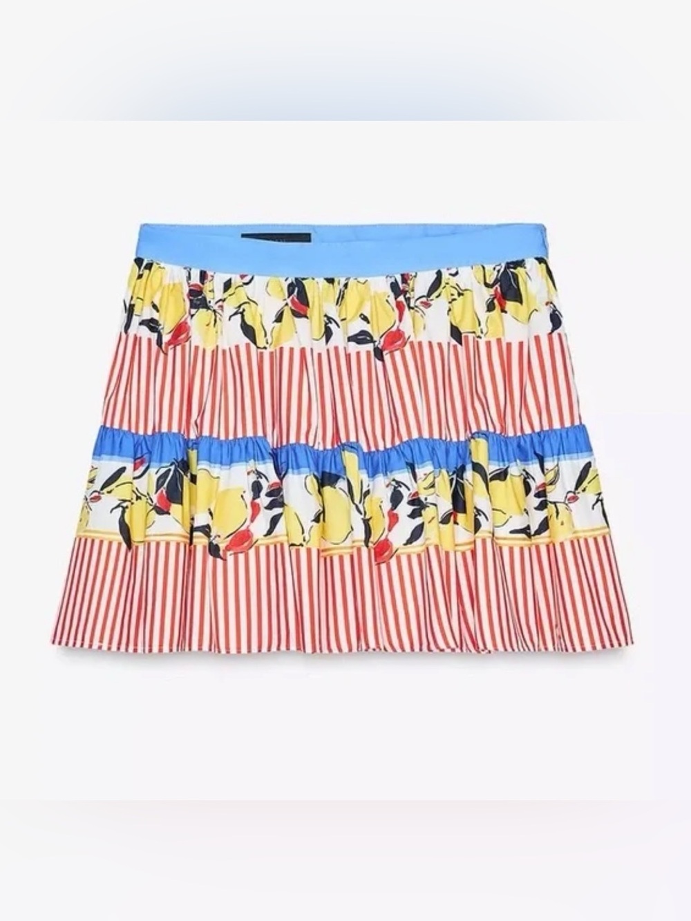 Zara stripes print skirt